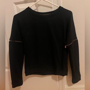 XS sweater w/ removable zipper sleeves
